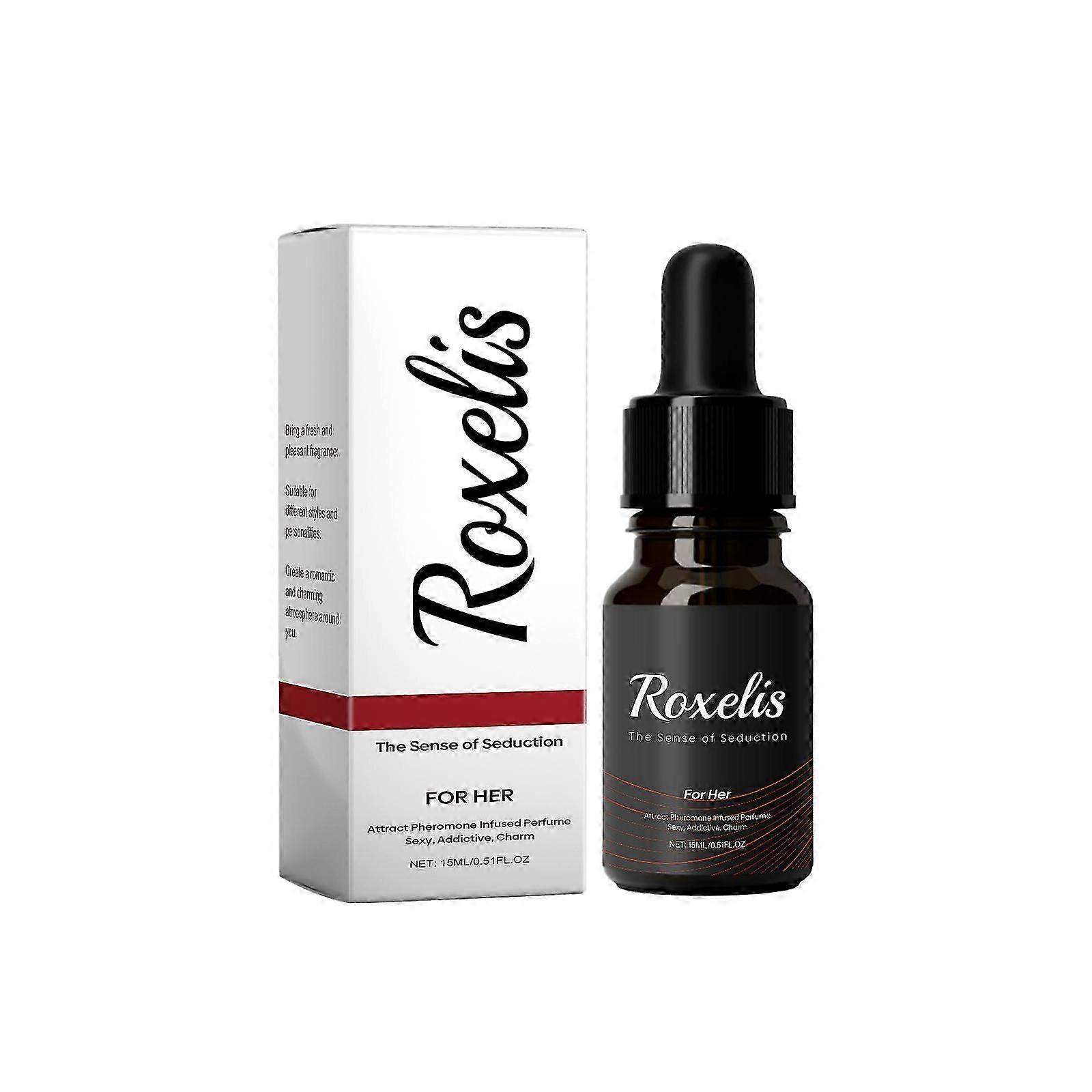 Roxelis Women's Pheromone Perfume Exudes A Natural And Refreshing Fragrance, Exuding Charm And Leaving A Lasting Impression. It Is An Elegant And Fres