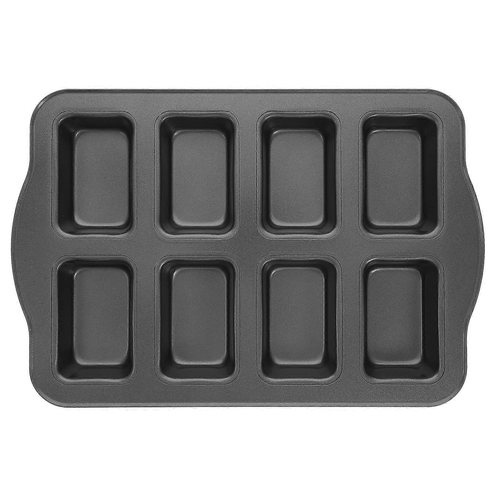 Mini-Kastenform Mini-Laib-Backform Kohlenstoffstahl-Backform Metall-Brotform mit Multi-Gitter