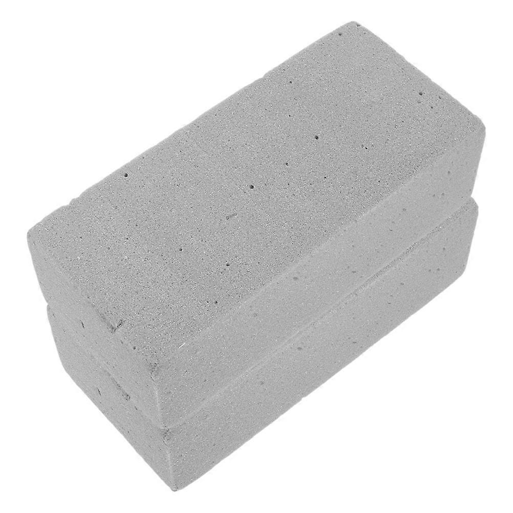 Grey Floral Foam Blocks for Flower Use 2Pcs Craft Foam Material