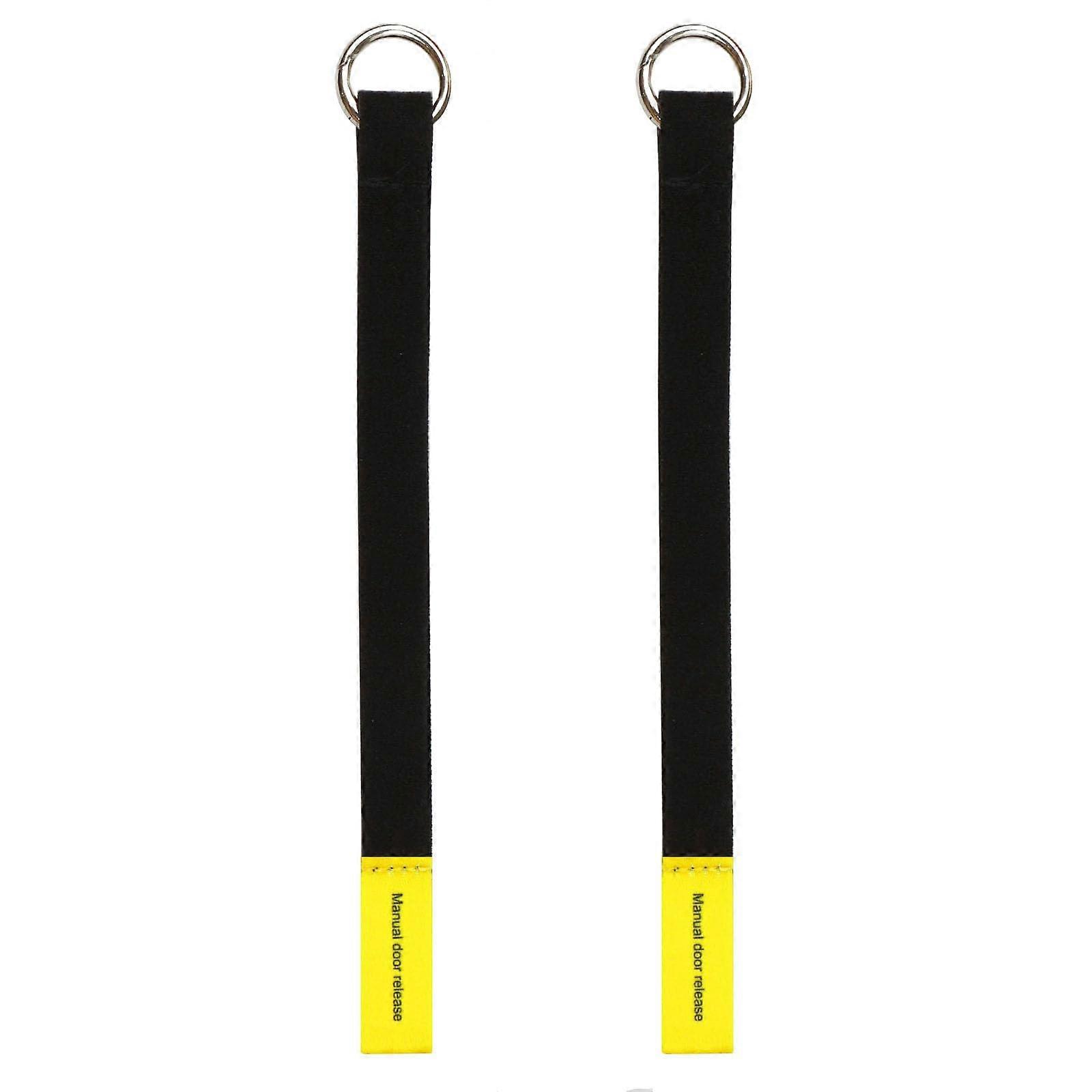 Emergency Door Release Strap 2pcs for Tesla Model Y/3 Rear Exit, Durable Nylon, Tool Install