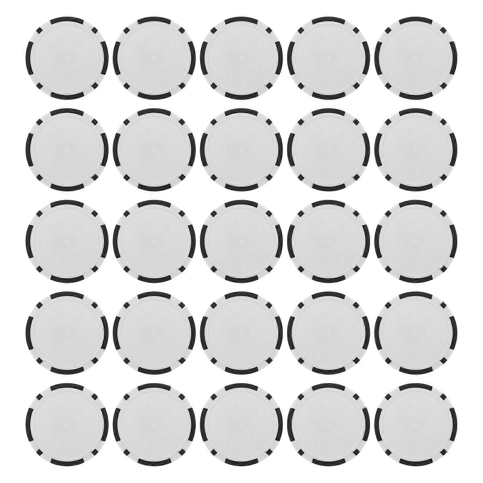 Game Counting Chips Poker Game Chips for Party Use 50Pcs Black