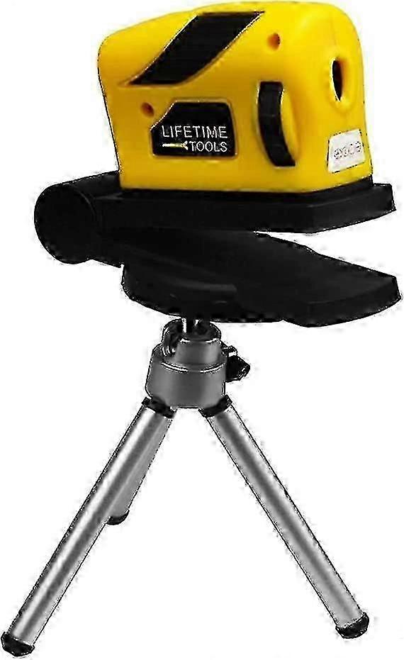 Rotating laser level for professional use with dual-line technology