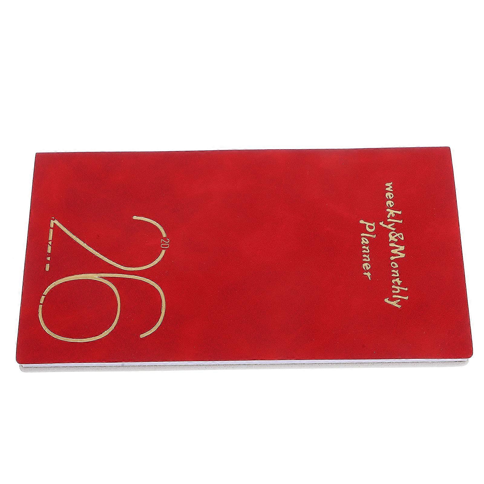 Daily Planner Small Notebook for Work with Notes Section 2Pcs