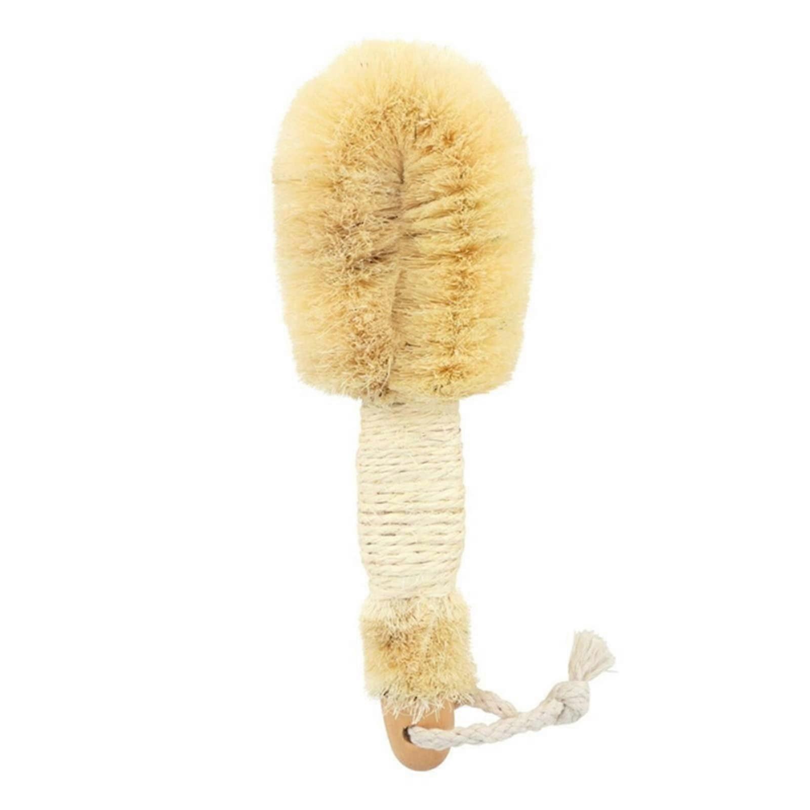 Natural Sisal Dry Body Brush for Deep Exfoliation and Boosts Circulation