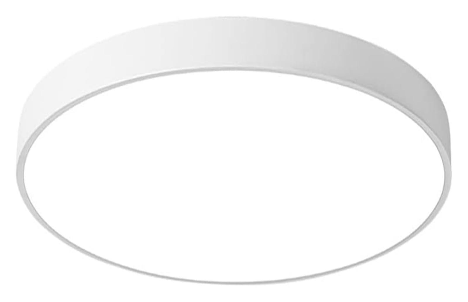 Matte Black Modern LED Flush Mount Ceiling Light with TriTone Lighting for Kitchen and Hallway