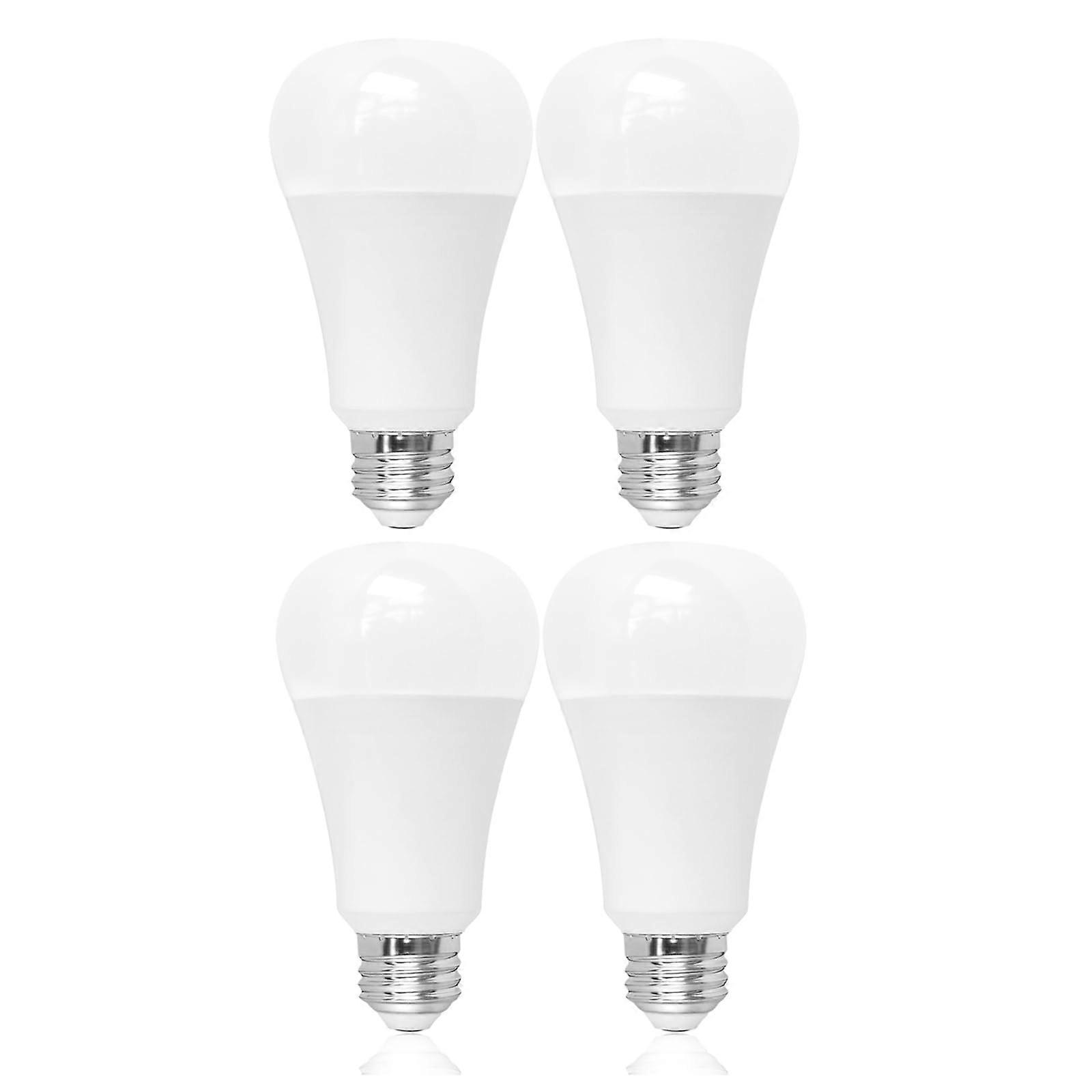 4 Pack A19 LED Light Bulbs 150W Equivalent 5000K Daylight 1750 Lumens E26 Base Energy Saving