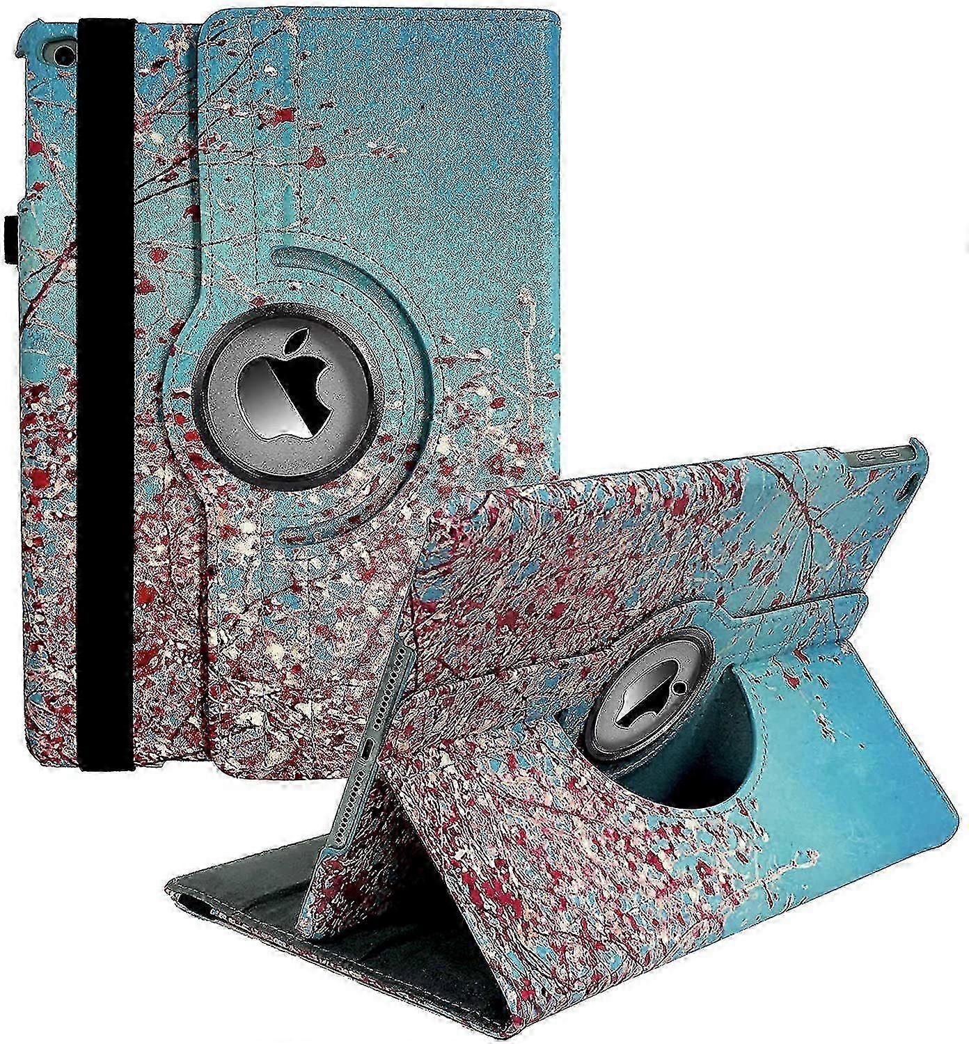 For iPad 9.7 6th/5th Gen 2017/2018 360° Rotating Case With Auto Wake/Sleep Compatible With iPad Air/Air 2