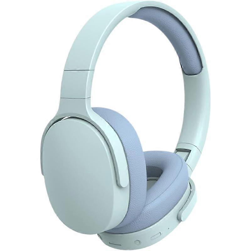 Wireless Bluetooth Headset Foldable Intelligent Noise Reduction Adjustable Bluetooth 5.1 Stereo Over Ear Headset Beige