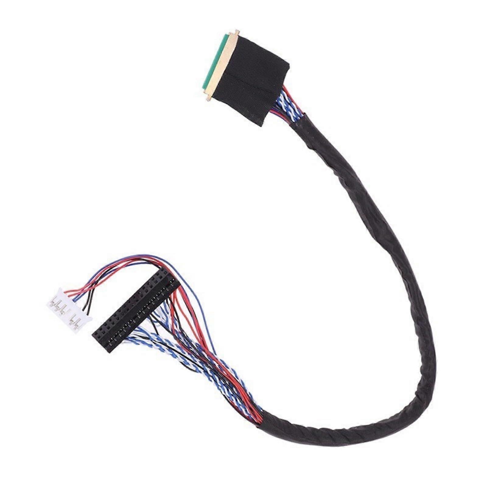 40Pin TwoChannel 6Bit LVDS Display Cable for LED LCD Panels, Fast Refresh Rates, Low Latency, 40Pin Interface