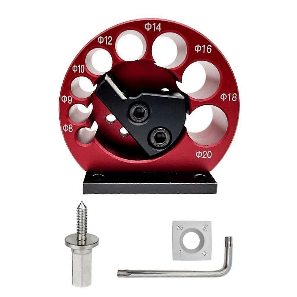 Woodworking Dowel Jig 8 Hole Adjustable MultiSize Drill Guide 8mm20mm Aluminium Alloy