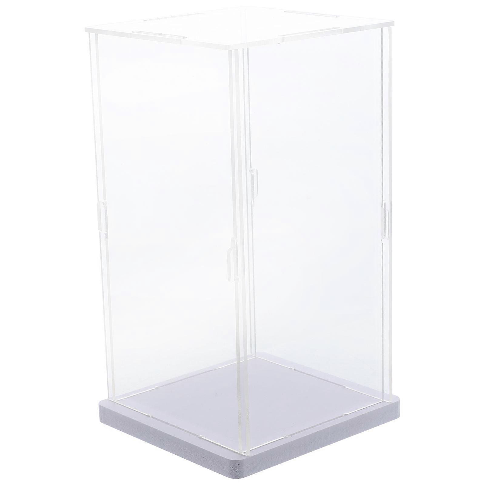 Acrylic Figure Display Box Designed For Small Items Perfect For Shop And Store Applications Measuring 8.7X22.8X4.6In 5Pcs
