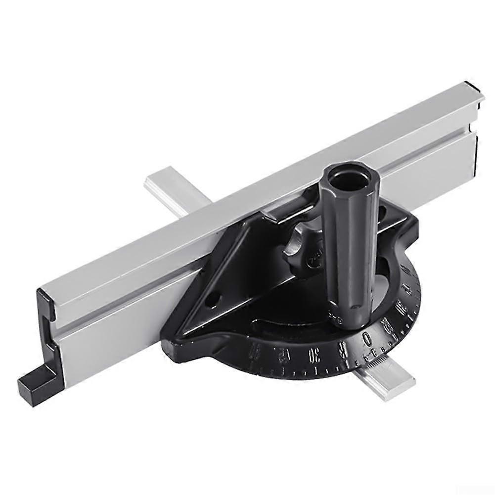 Table Saw Miter Gauge with Adjustable Aluminum Fence, 60° DualSide Angle for Woodworking