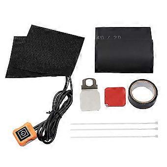 1 Set Motorcycle 12v 3-gear Heated Hand Grips Pads Electric Handlebar Sleeves