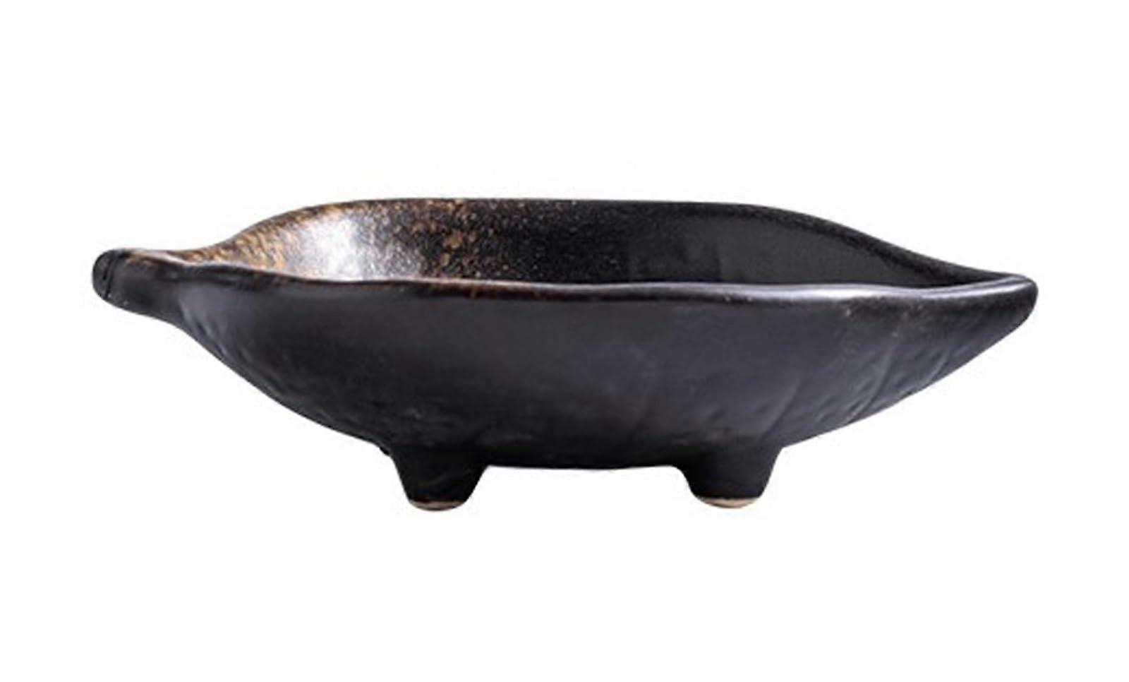 Ceramic Snack Dish and Sauce Bowl Set with Elegant Underglaze Finish for Appetizers and Condiments