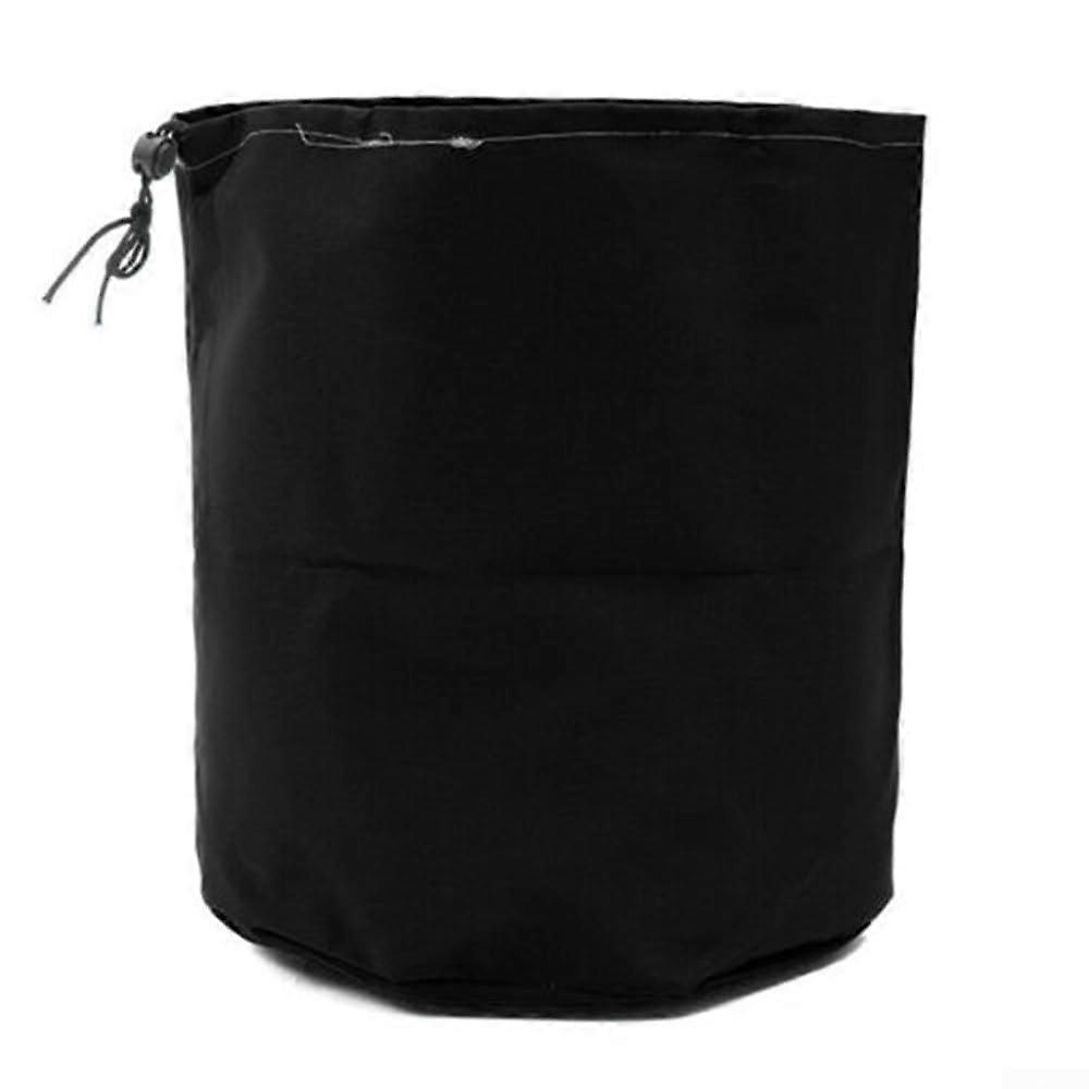 Engine Dust Bag Polyester with Secure Drawstring for Trimmer Chainsaw Edger Cover, 17.3 Black