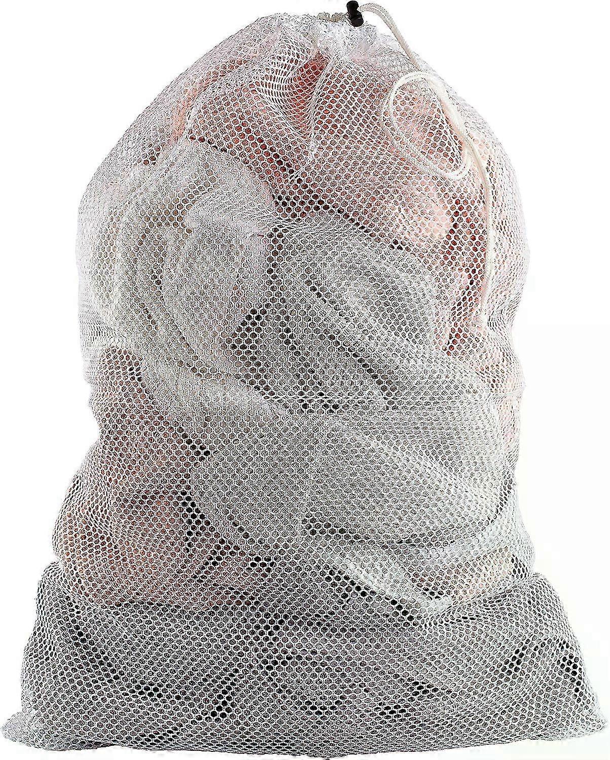 Mesh Laundry Bag, Large 24"X36" Durable Machine Washable with Secure Drawstring