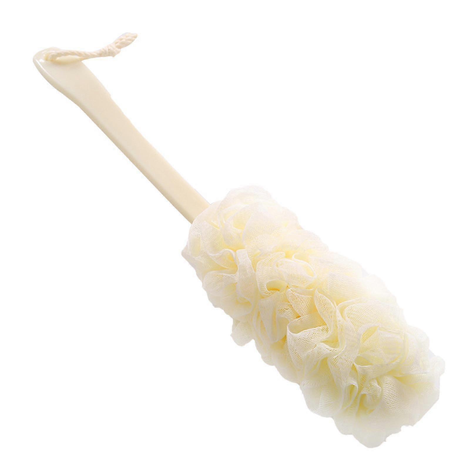 Back Scrubber with Long Handle Ergonomic Grip Shower Brush for Back Cleaning Quick Drying Mesh