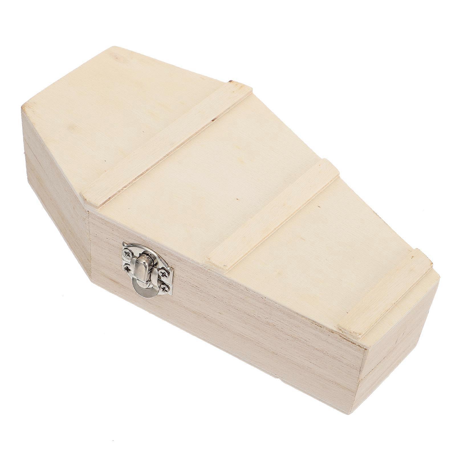 Wooden Coffin Candy Boxes Halloween Storage Box for Storage 10Pcs