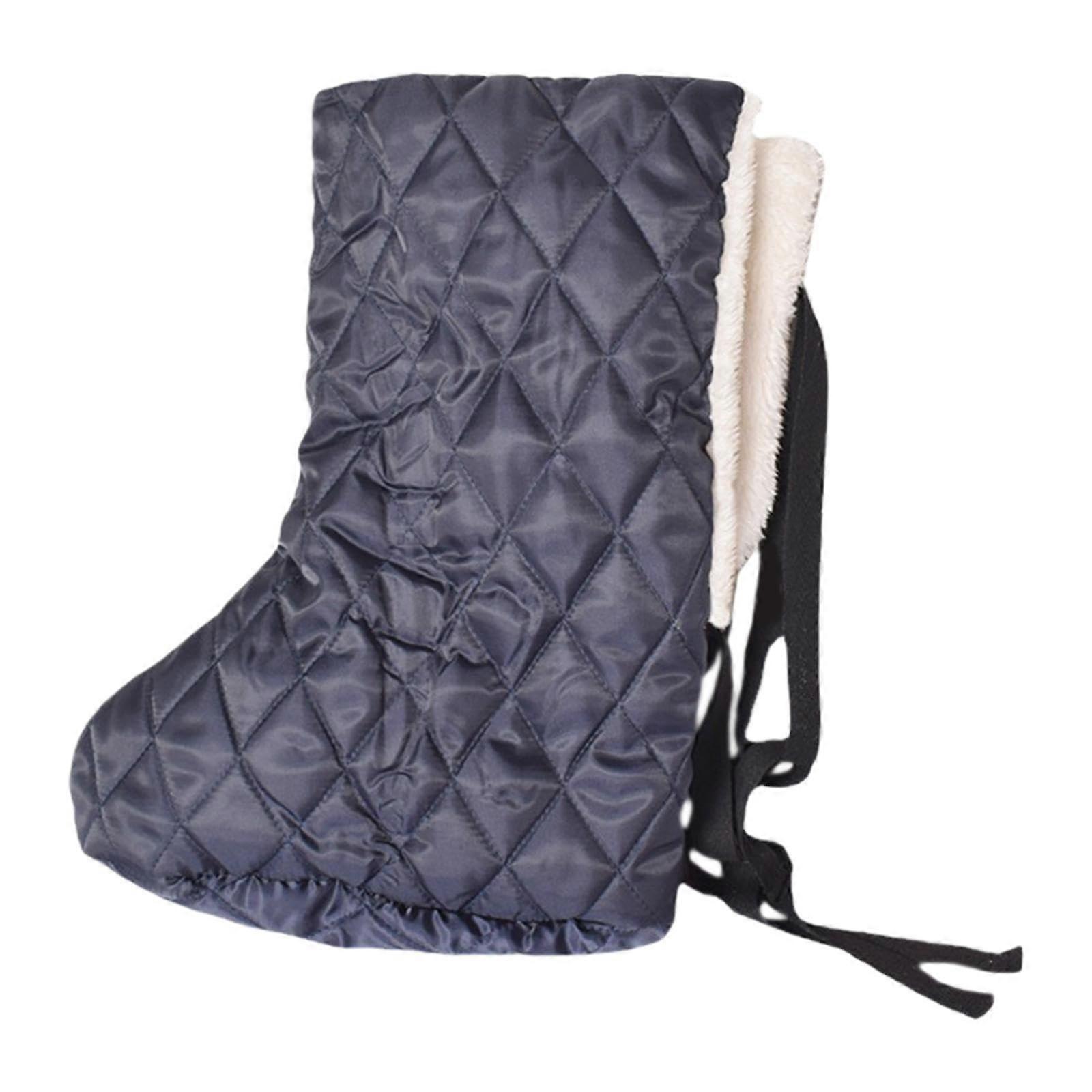 Cast Foot Cover with Thick Plush Lining, Adjustable Warm Leg Cast Protector for Cold Weather