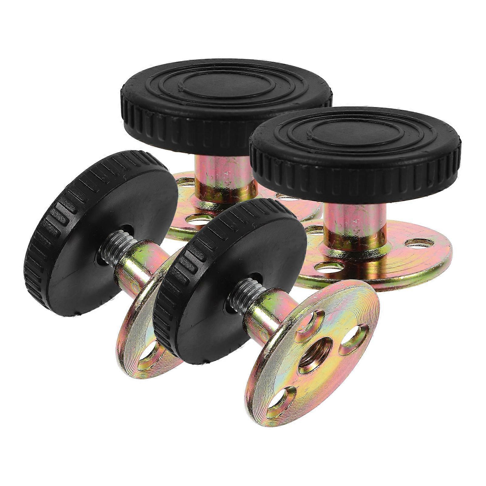 Anti-Sloshing Actuator Metal Bedside Fixator for Home Use 4Pcs Set