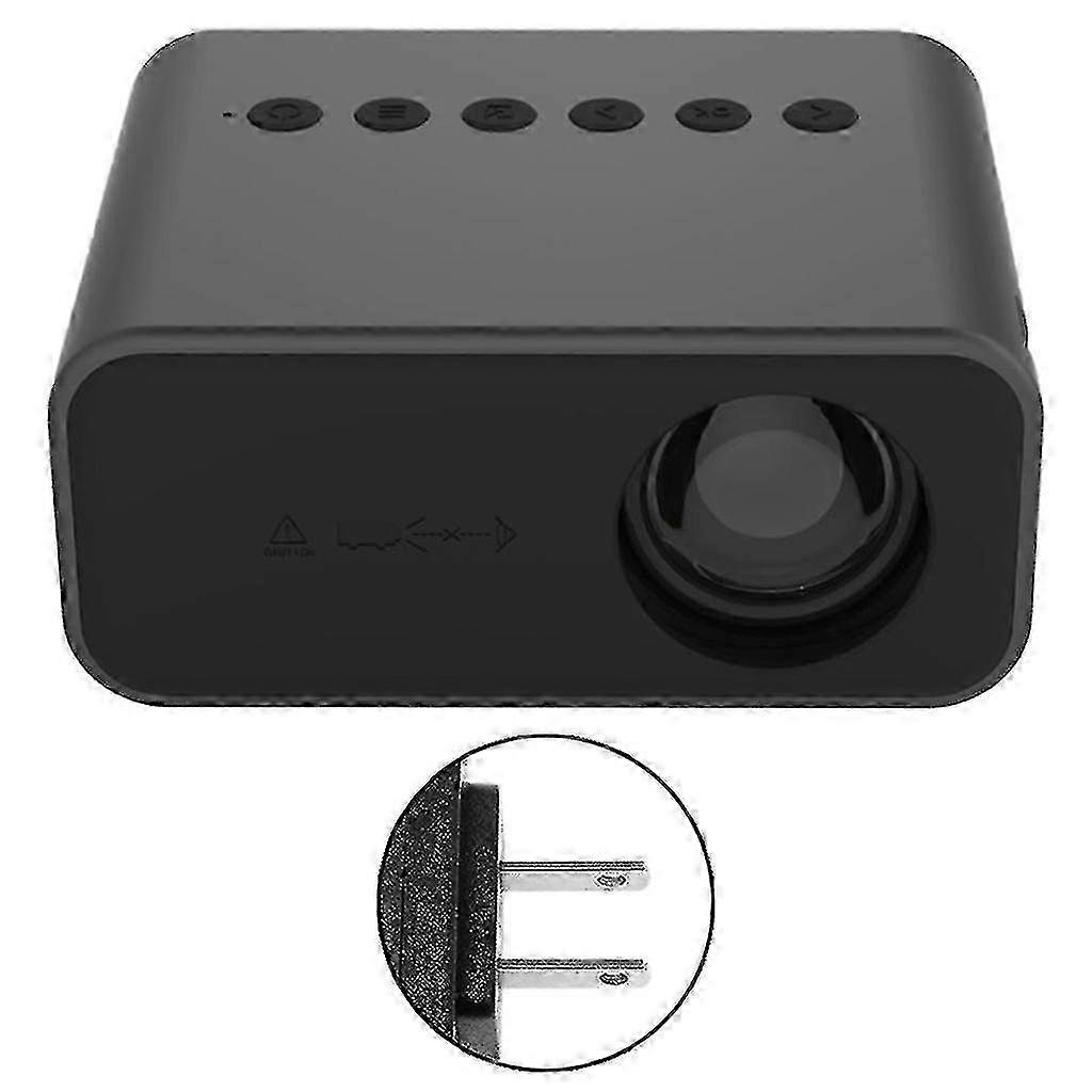 Projetor portátil para jogos e filmes, tela LCD e celular, ideal para uso doméstico (25-26 polegadas).
