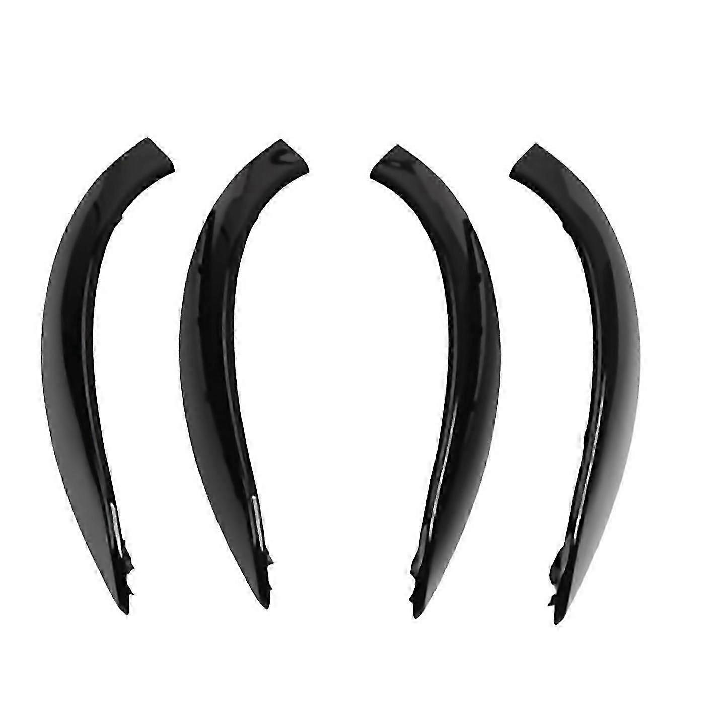 For car inner door armrest pull handle cover for bmw bright Black