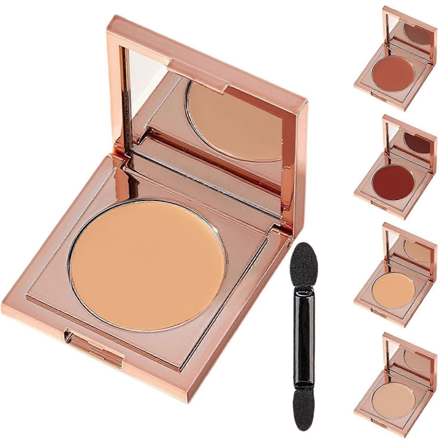 Medium Tan Undereye Corrector with Brush for Dark Circles, Flawless Coverage and Hydration