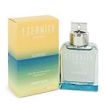  Eternity Summer by Calvin Klein - Eau De Toilette Spray (2019) 3.3 oz - Men 