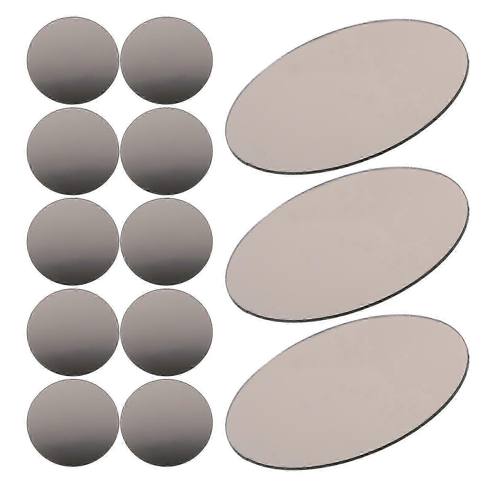 Acrylic Circle Wall Mirror Small Round Mirror for Decoration 40Pcs