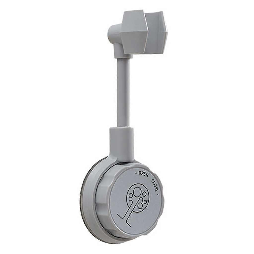 Handheld Shower Head Holder 360° Rotation No Drill Wall Mounted Adjustable Bracket Universal