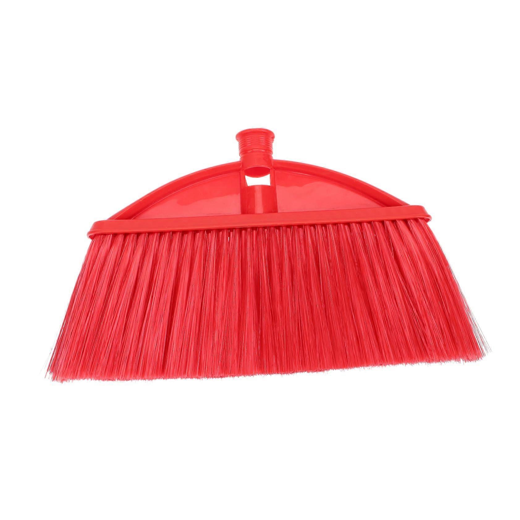 Replacement Broom Head with Soft Dense Bristles Durable Plastic for Kitchen Floor Household Cleaning