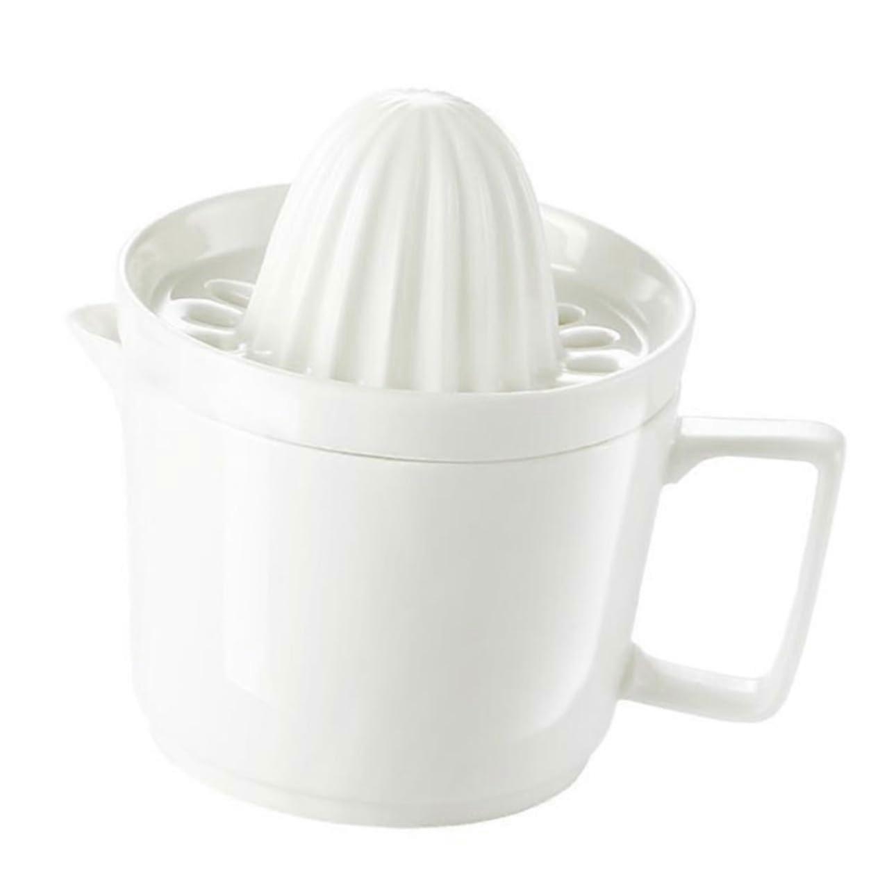 Manual Fruit Juicer Cup with Removable Ceramic Lemon Squeezer for Easy Juice Extraction Kitchen Tool