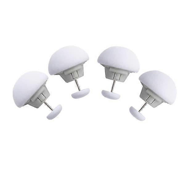 Duvet cover latches, 4 pcs. White