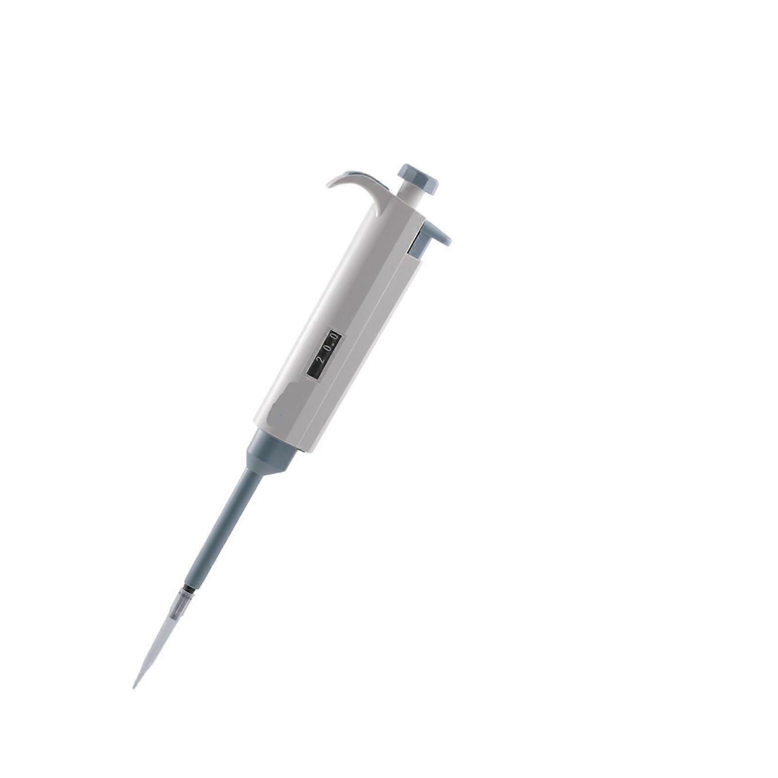 Digital Micropipette 0.55ml Single Channel Laboratory Pipette with Tips and Clear Volume Display