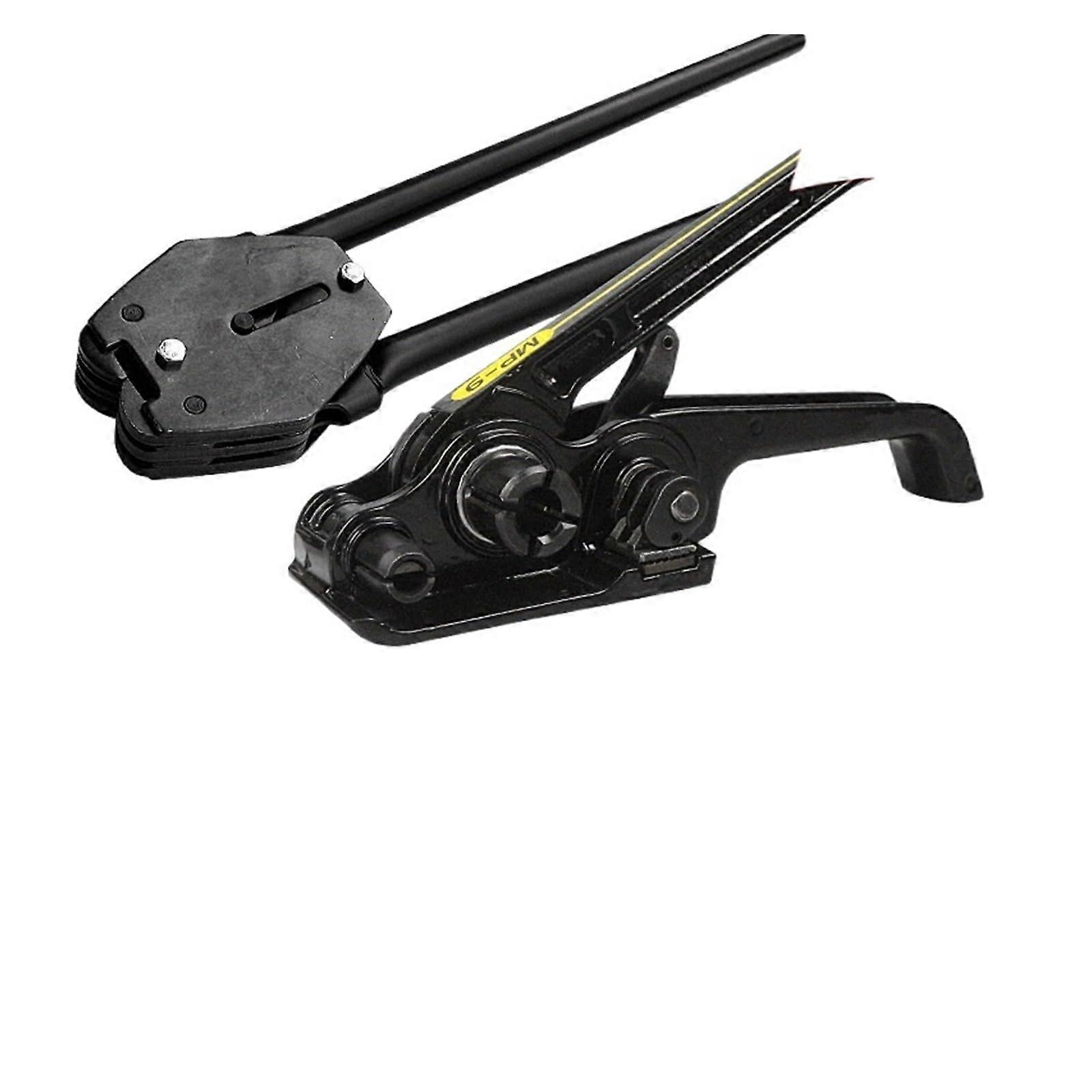 Manual Strapping Tool with Ergonomic Ratchet Handle for Packaging Boxes and PP Banding Kit