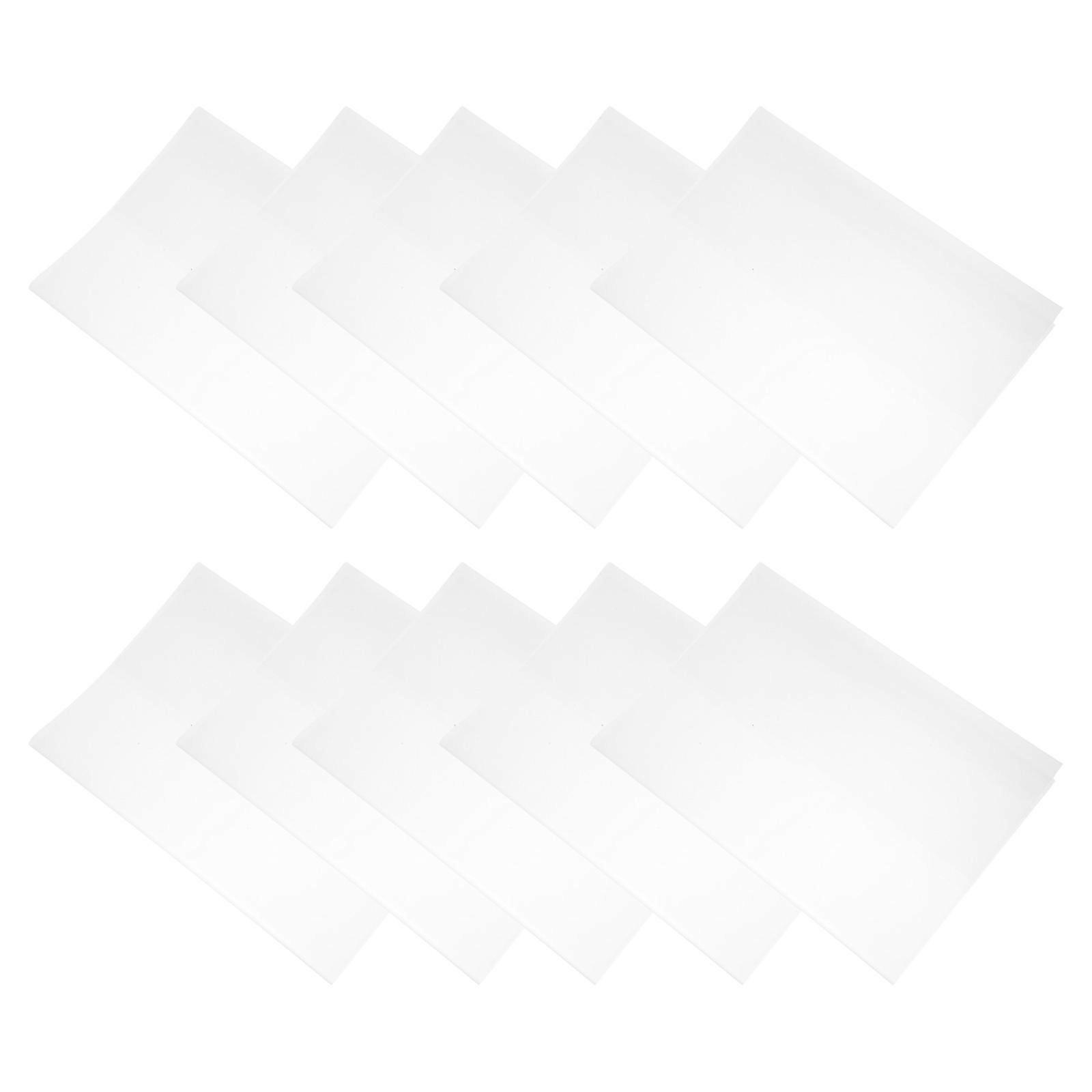 Transparent Book Protector for Soft Cover Books 10Pcs Protective Cover Set