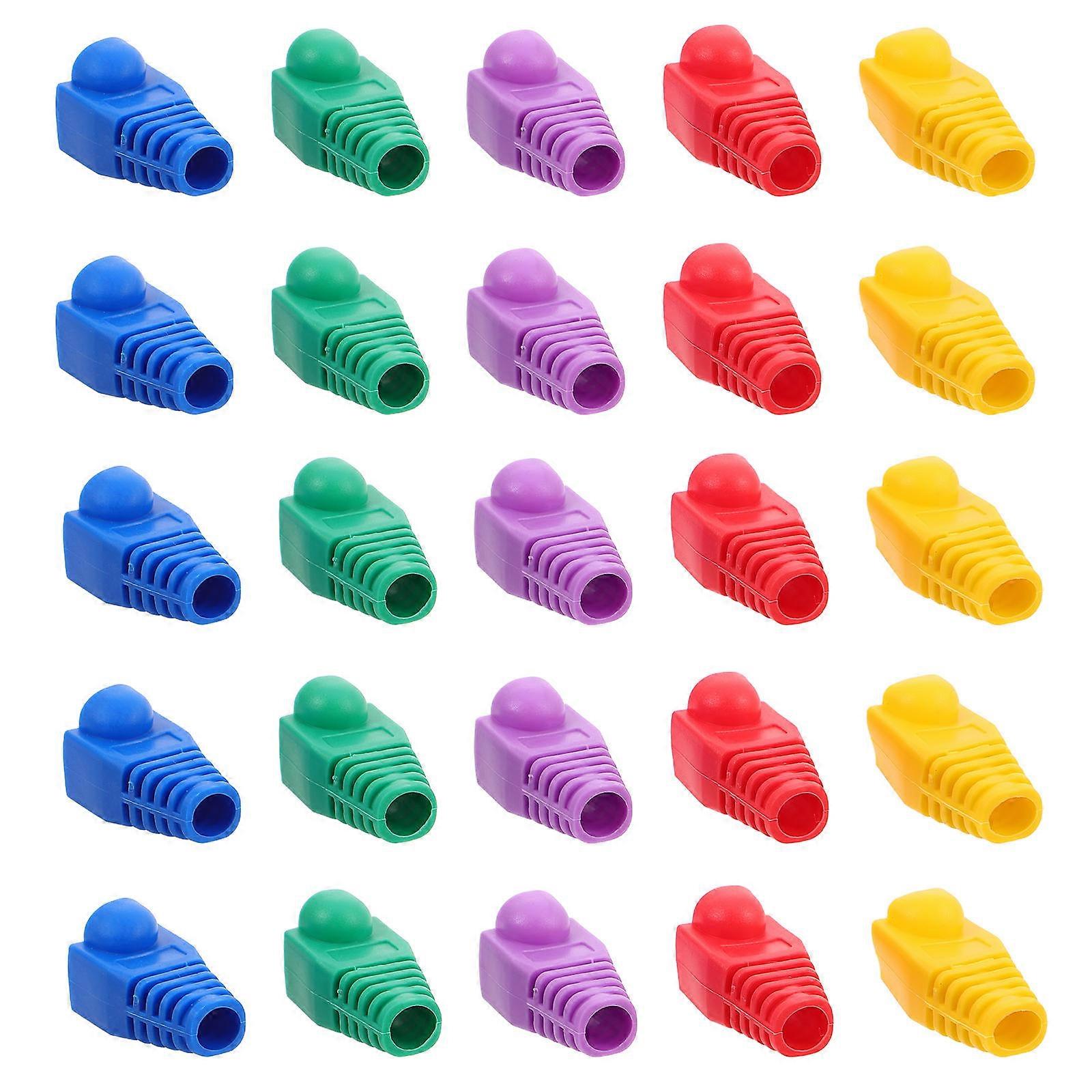 Connector Protection Boots Cable Cover for Ethernet Boot Head 50Pcs