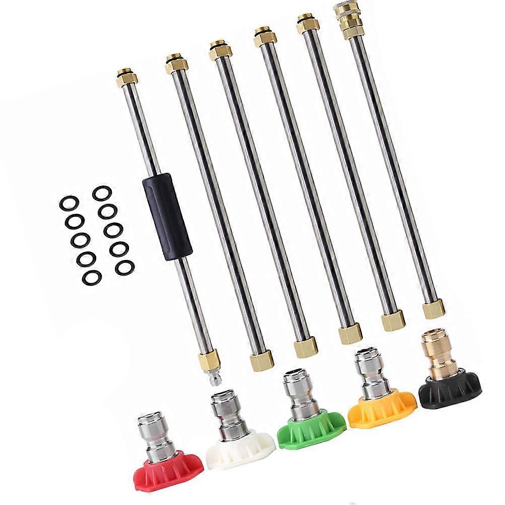 Cleaner Extension Rod for Washing Machine with 2Sets Silver Color