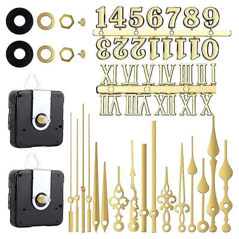 Clock Mechanism Silent Quartz Movement Machine Wall Hands Pointer Set