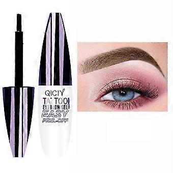Easy Peel-Off Eyebrow Gel - Waterproof, Sweatproof Tattoo Eyebrow Tint for All Skin Types, Tearing Peelable Coloring Gel for Women 25-26