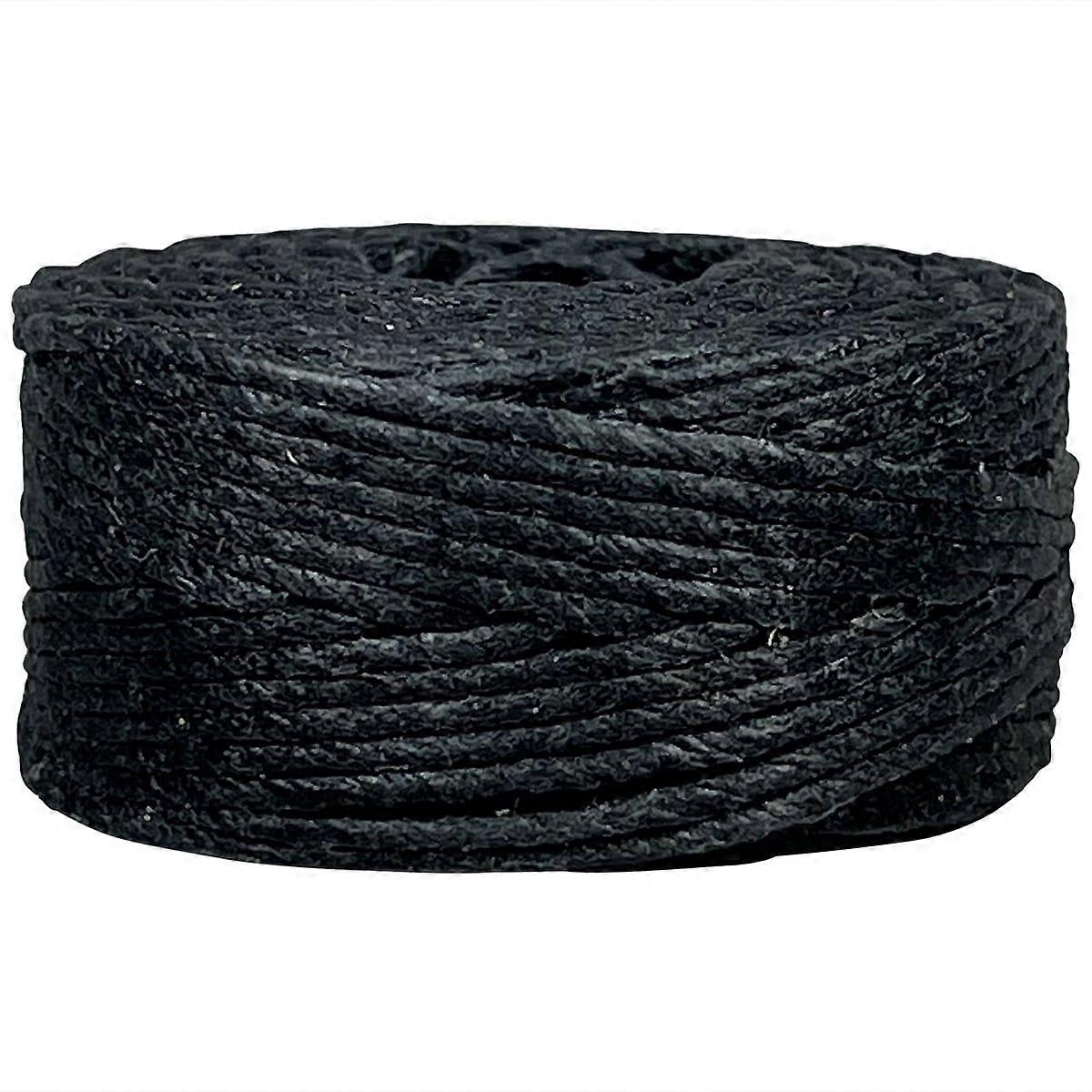 Waxed Linen Threads, 22.5m (25 yards) (Black)