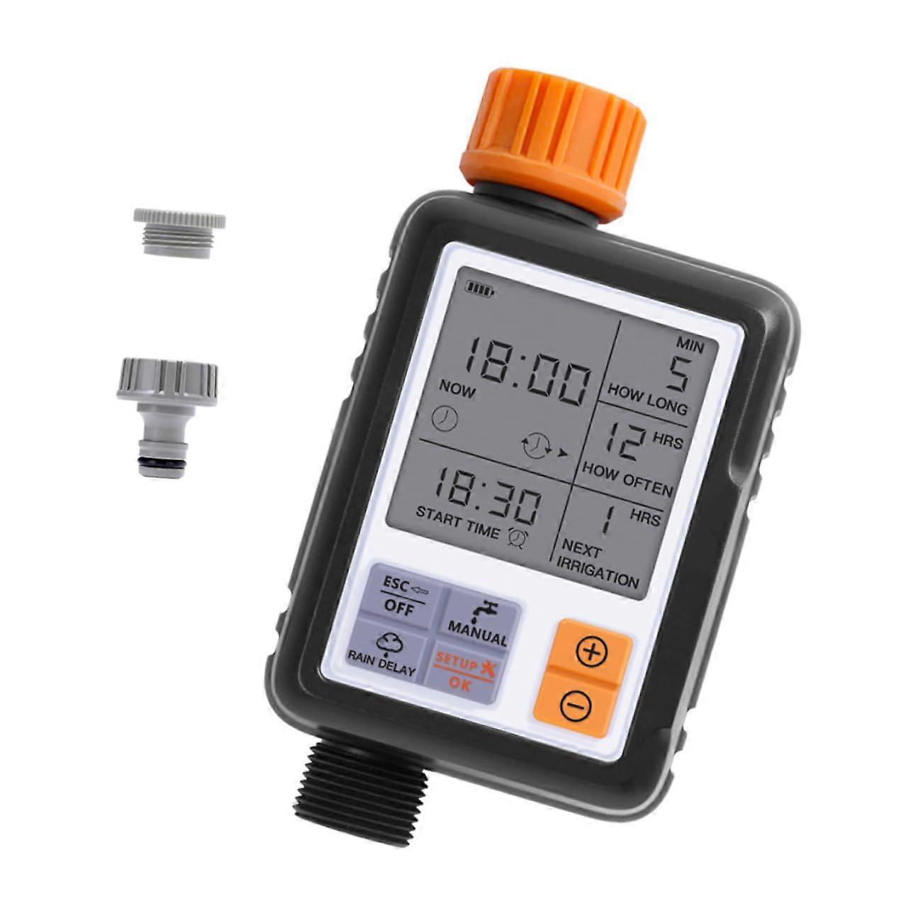 Digital Water Timer with Easy Button Programming and Automatic Irrigation Controller for Garden Hose