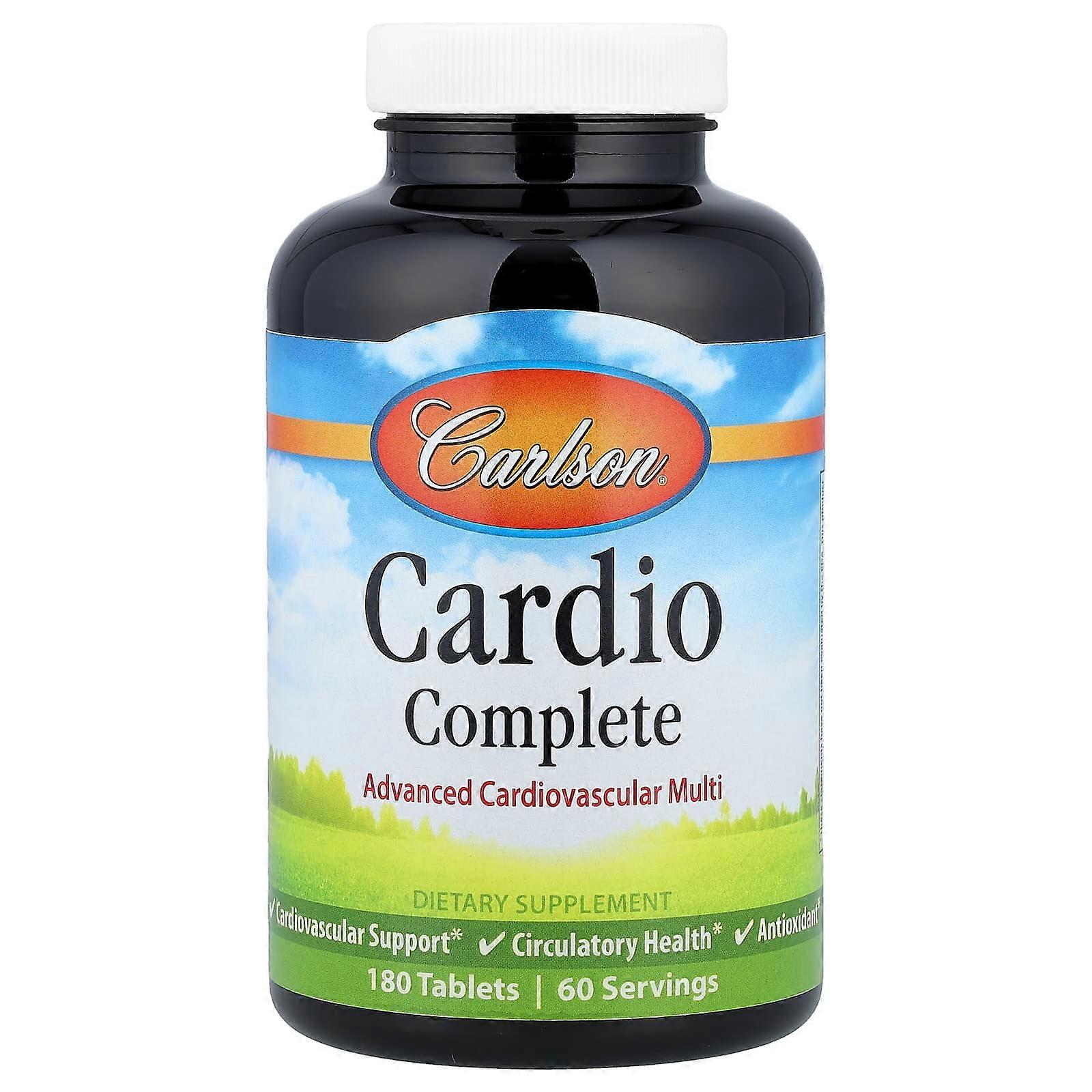 Carlson Labs, Cardio Complete, Advanced Cardiovascular Multi, 180 Tablets