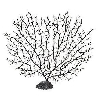 Simulation d’ornement d’arbre de corail Plantes d’eau décoratives Figurine Fish Tank Plant Model Statue