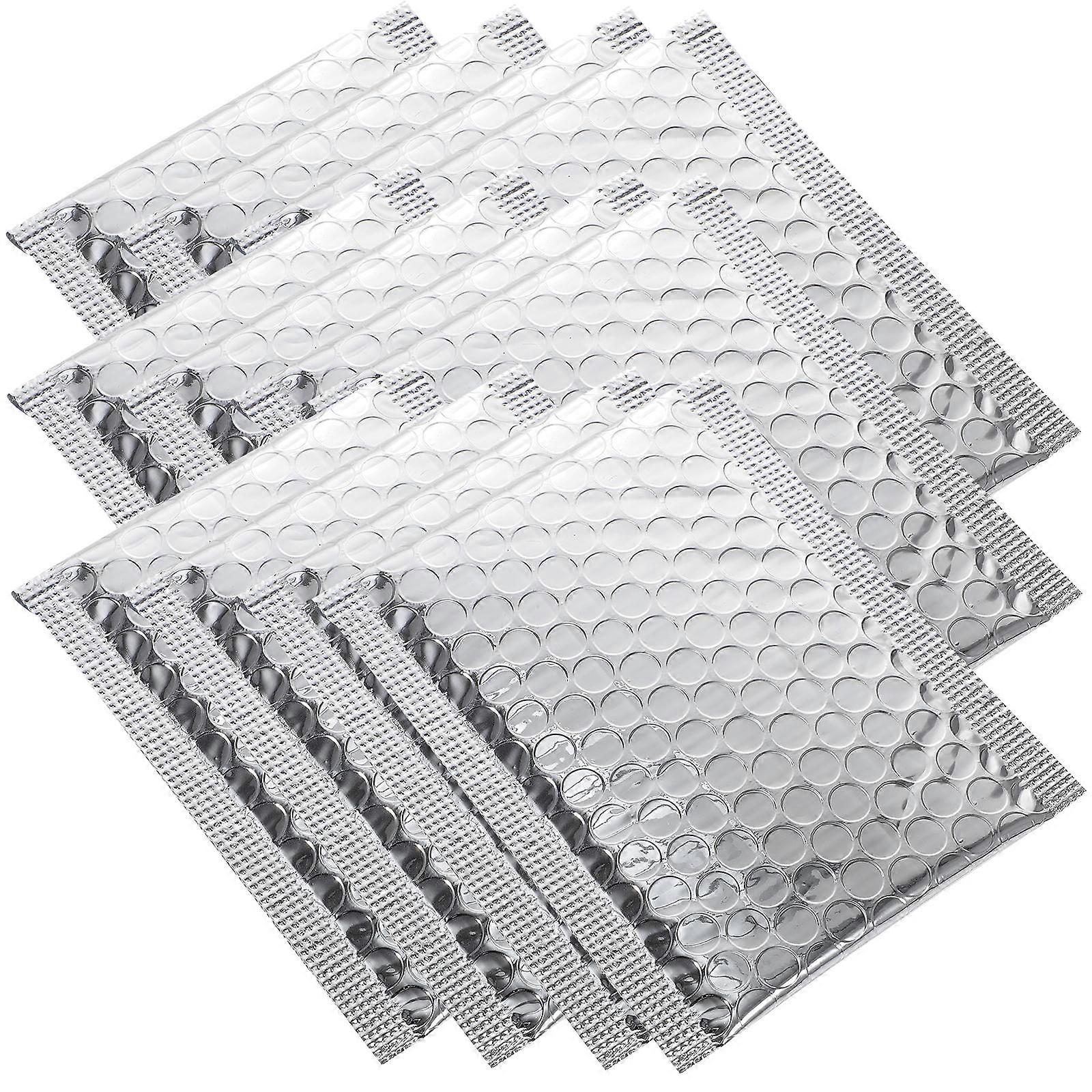 Bubble Mailer Silver Padded Envelope with Self Seal 100Pcs for Packaging