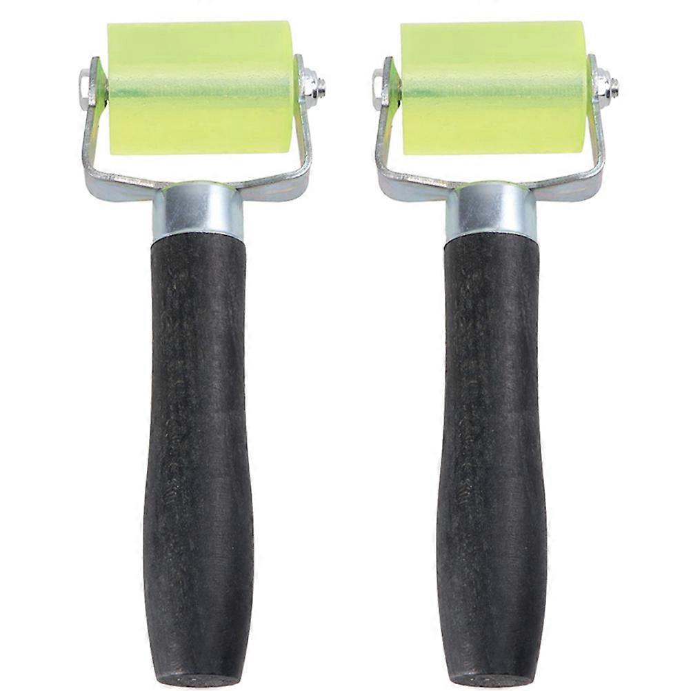 Plastic Pressed Wheel Wallpaper Smoothing Roller for Seam Work 2Pcs
