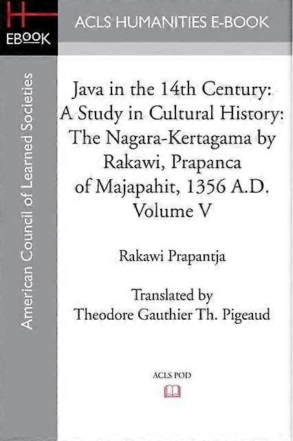 Java In The 14th Century - Rakawi Prapantja - Paperback - en Book
