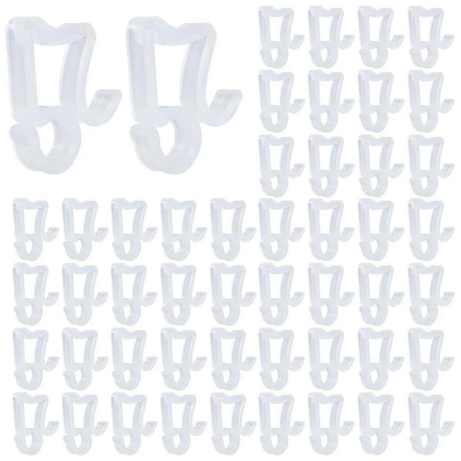 Gutter Hooks, Mini Plastic Christmas Light Clips Outdoor Light Clips
