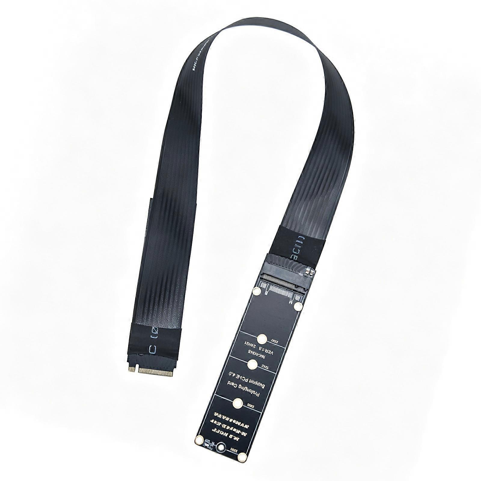 Flexible M.2 SSD Extension Cable For PCIe4.0 With Double Version Option And AntiInterference Design Durability Multicolor