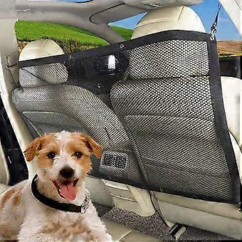 Durable Dog Barrier for Front Seat - 115x62 cm, Easy Install for Cars, Trucks & SUVs, Collapsible & See-Through Design